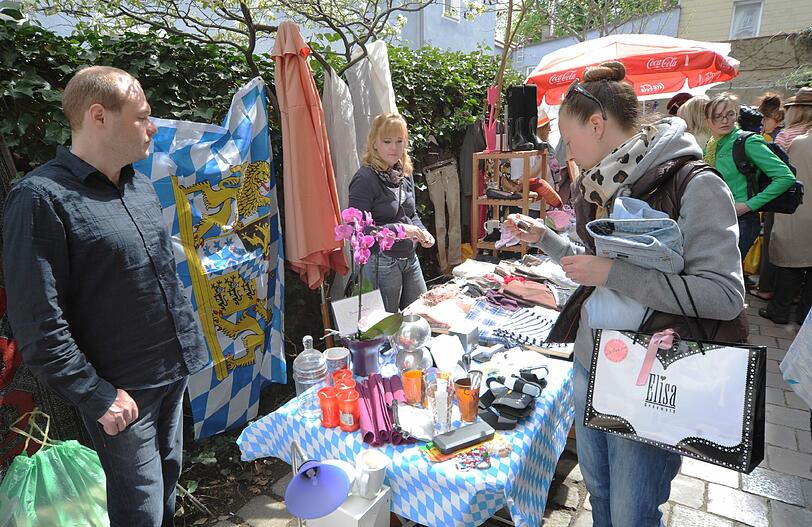 Hofflohmarkt in der Metzstraße