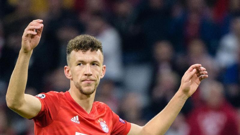 Ivan Perisic vom FC Bayern München reißt die Arme hoch. Foto: Matthias Balk/Archiv Ivan Perisic vom FC Bayern München reißt die Arme hoch. Foto: Matthias Balk/Archiv