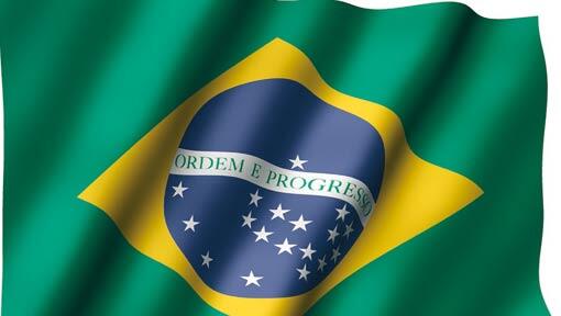 Brasiliens Flagge Brasiliens Flagge