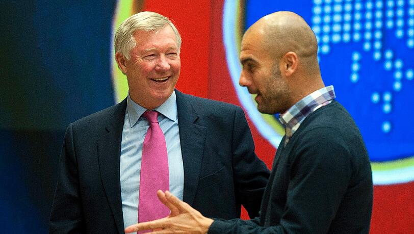 In seinem neuen Buch berichtet der ehemalige ManU-Coach Sir Alex Ferguson, wie er Pep Guardiola für seine Nachfolge begeistern wollte.