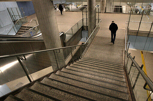 Hier sind schon schlimme Unfälle passiert: Die U-Bahn-Haltestelle Max-Weber-Platz.