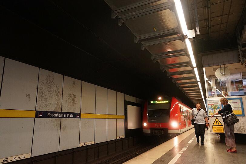 Am Rosenheimer Platz konnten die beiden Männer von der Bundespolizei festgenommen werden.