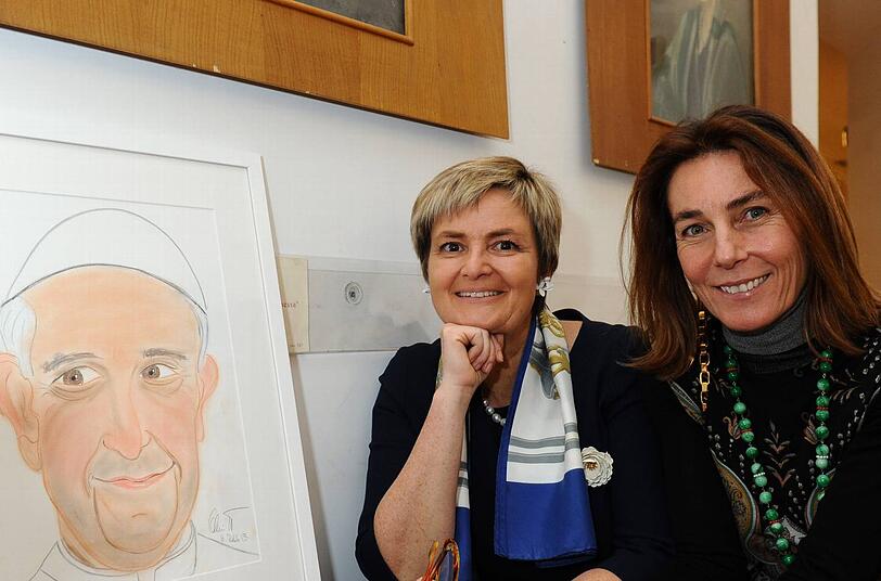 Der Name Borghese ist in Rom ein Türöffner: Fürstin Gloria mit ihrer langjährigen Freundin Alessandra Borghese, die sie inspiriert hat.