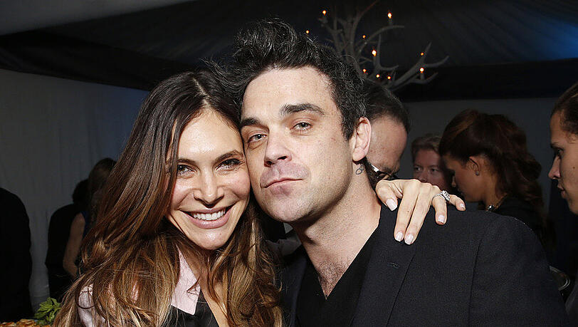 Robbie Williams mit seiner Liebe Ayda Field Robbie Williams mit seiner Liebe Ayda Field