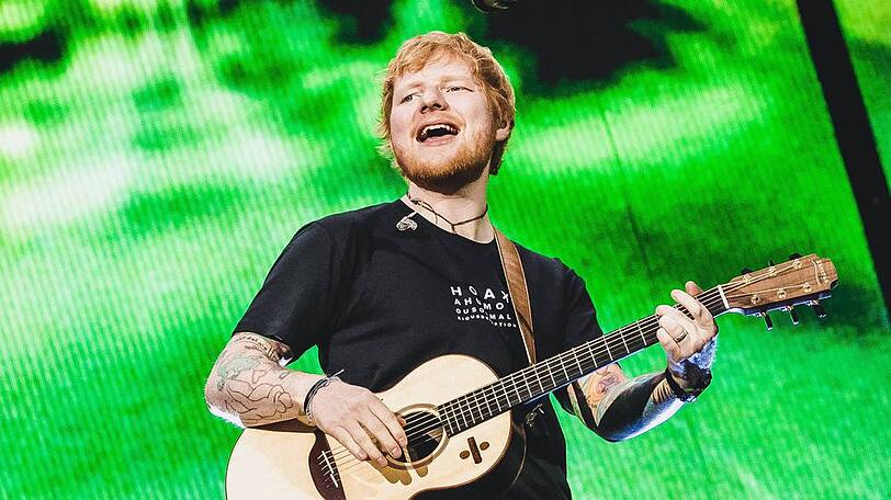 Ed Sheeran bei einem Konzert in Klagenfurt im Wörthersee Stadion