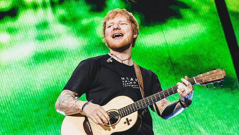 Ed Sheeran bei einem Konzert in Klagenfurt im Wörthersee Stadion Ed Sheeran bei einem Konzert in Klagenfurt im Wörthersee Stadion