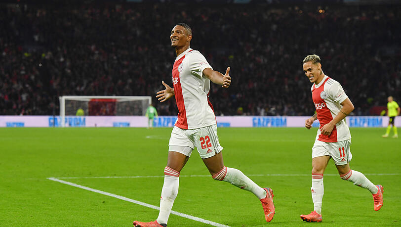 Sébastien Haller (l) von Ajax Amsterdam. Sébastien Haller (l) von Ajax Amsterdam.