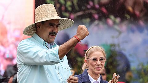 Erh&ouml;hter US-Druck auf die Familie von Maduro und Ehefrau Cilia Flores. (Archivbild)