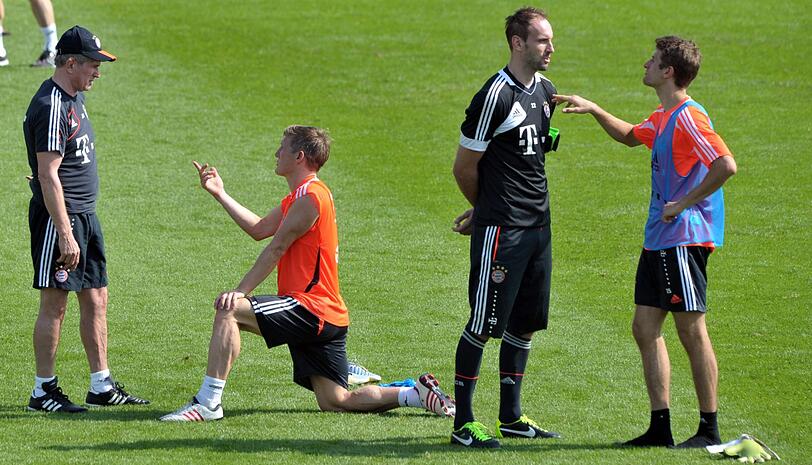 Die Bayern im Trainingslager in Doha, Tag 2.