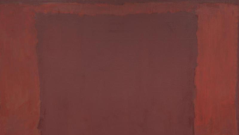 Das Rothko-Werk "Untitled" (1959), Öl auf Leinwand. Das Rothko-Werk "Untitled" (1959), Öl auf Leinwand.