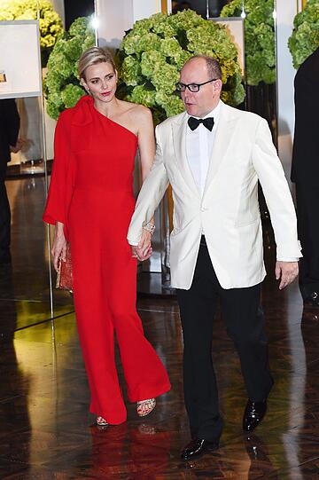 Fürstin Charlene und Fürst Albert bei der Rot-Kreuz-Gala in Monaco