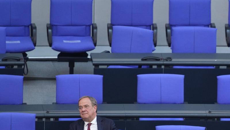 Kann mit den neuen Umfragezahlen alles andere als zufrieden sein: Unionskanzlerkandidat Armin Laschet.
