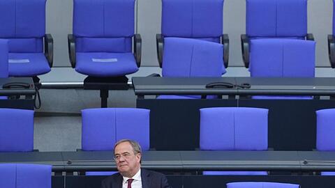 Kann mit den neuen Umfragezahlen alles andere als zufrieden sein: Unionskanzlerkandidat Armin Laschet.