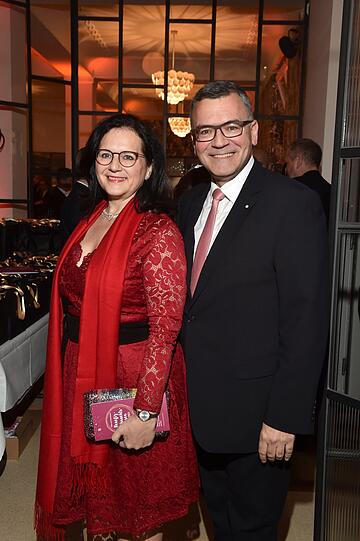 Staatskanzleichef Florian Herrmann und Frau Renate