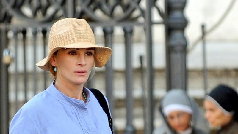 Julia Roberts bei den Dreharbeiten zu ihrem neuen Film «Eat, Pray, Love». Julia Roberts bei den Dreharbeiten zu ihrem neuen Film «Eat, Pray, Love».