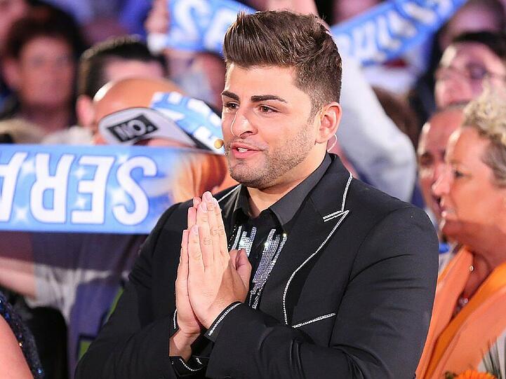 Severinon Seeger beim "DSDS"-Halbfinale