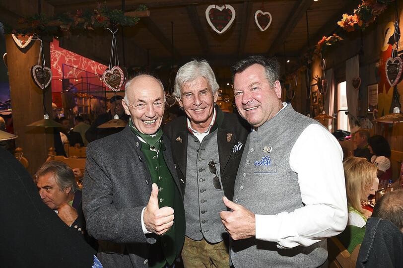 Radio Gong Wiesn: Gottfried Zmeck, Frederic Meisner und Josef Schmid
