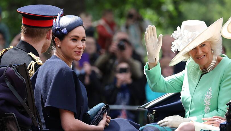 Camilla hat sich über den Megxit geäußert - ihre Antwort war recht zögerlich.