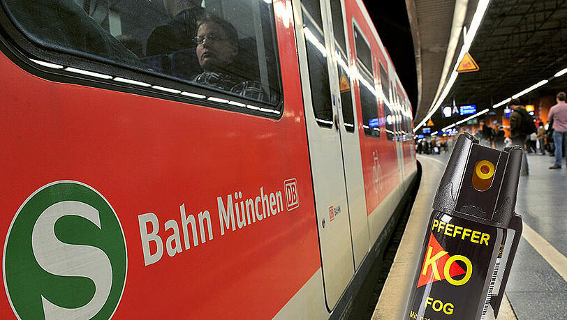 S-Bahn Pfefferspray Reizgas Tierabwehrspray