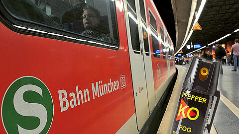S-Bahn Pfefferspray Reizgas Tierabwehrspray