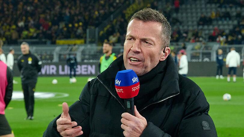 Sky-Experte Lothar Matthäus vor dem Spiel.
