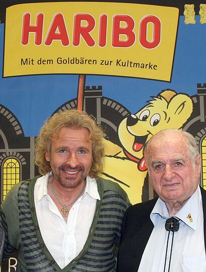 Thomas Gottschalk (l) und Hans Riegel.