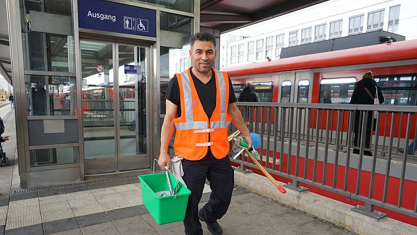 Esref greift an: Am Ostbahnhof geht’s an den Großputz. Esref greift an: Am Ostbahnhof geht’s an den Großputz.
