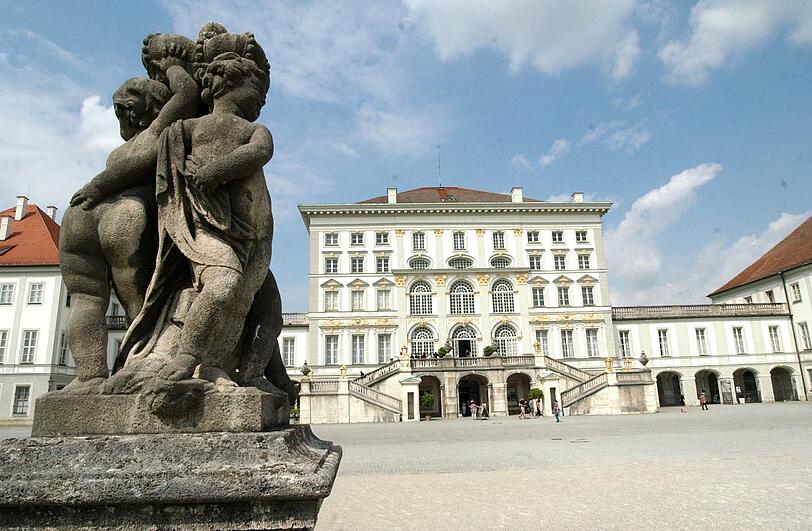 Win wunderbarer Anblick: Das Schloss Nymphenburg.