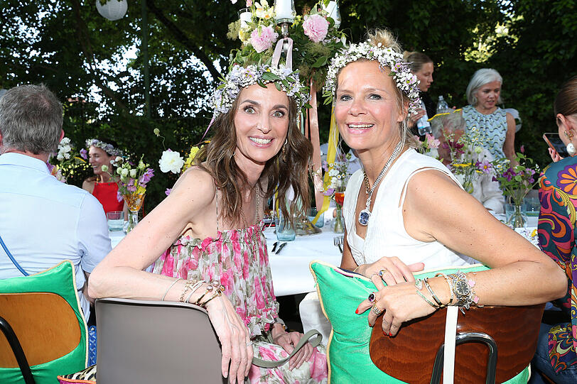 Sandra Rehm und Designerin Annika Schwieger Sandra Rehm und Designerin Annika Schwieger