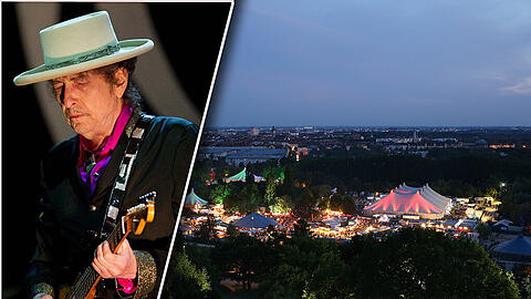 Bob Dylan gab ein Konzert auf dem Tollwood.