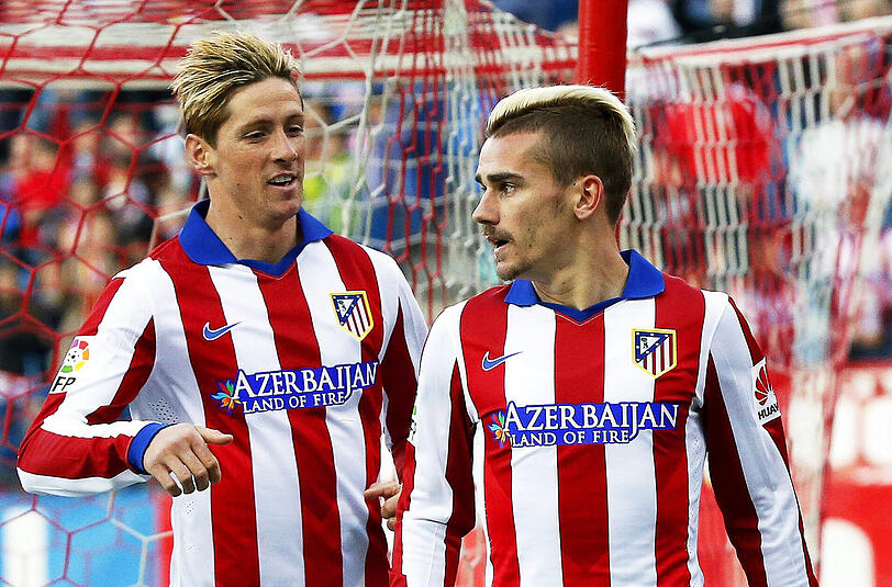 Zwei der ganz wichtigen Männer bei Atlético: Fernando Torres und Antoine Griezmann.
