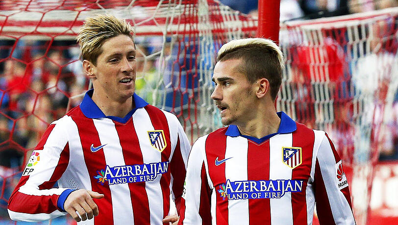 Zwei der ganz wichtigen Männer bei Atlético: Fernando Torres und Antoine Griezmann. Zwei der ganz wichtigen Männer bei Atlético: Fernando Torres und Antoine Griezmann.