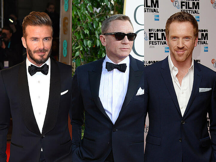Ob wohl David Beckham (l.) oder Damian Lewis (r.) Daniel Craig beerben?