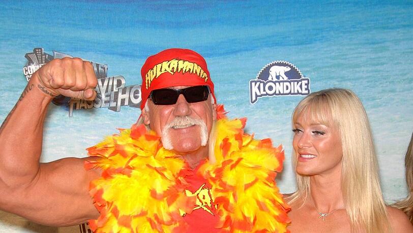 Hulk Hogan mit seiner damaligen Frau Jennifer McDaniel bei einem Event in Los Angeles.