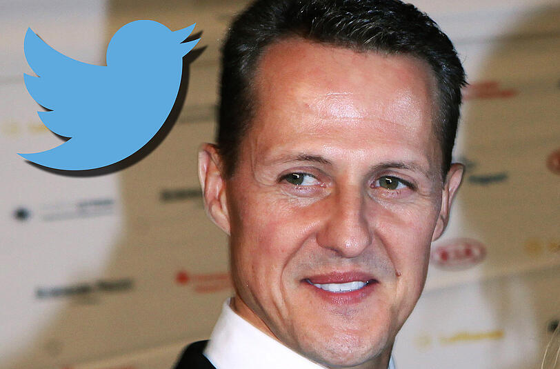 Michael Schumacher wird heute 45. Die ganze Welt leistet auf Twitter Beistand.
