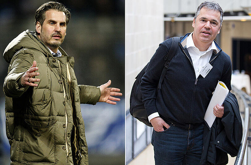 St.Pauli-Sportchef Thomas Meggle muss gehen, rückt jetzt Andreas Rettig (rechts) nach?