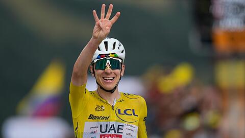 Tadej Pogacar gewinnt bereits seine vierte Etappe bei der Tour 2026.