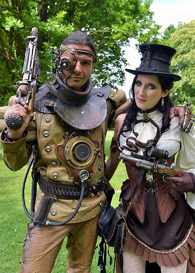 Das viktorianische Picknick auf dem Wave Gotik Treffen in Leipzig.