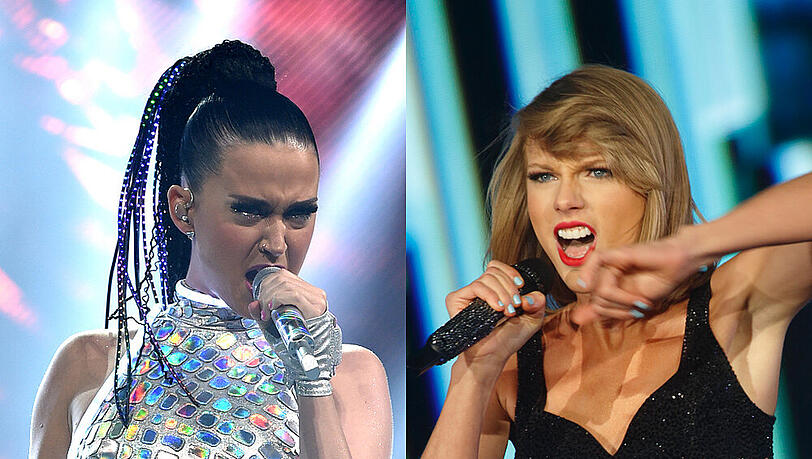 Katy Perry (l.) und Taylor Swift können sich nicht mehr ausstehen