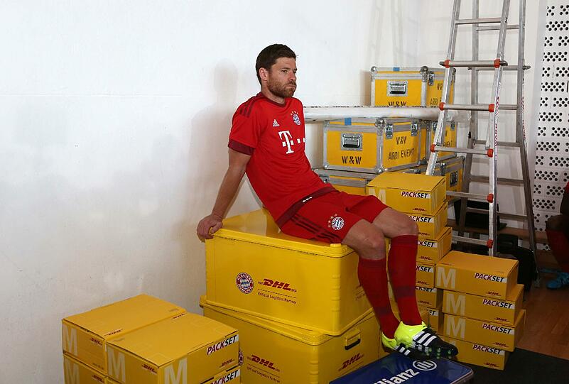 Kurze Verschnaufpause für Xabi Alonso.