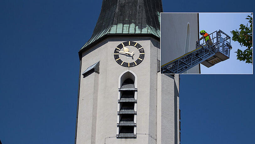 Er stürzte acht Meter in die Tiefe.