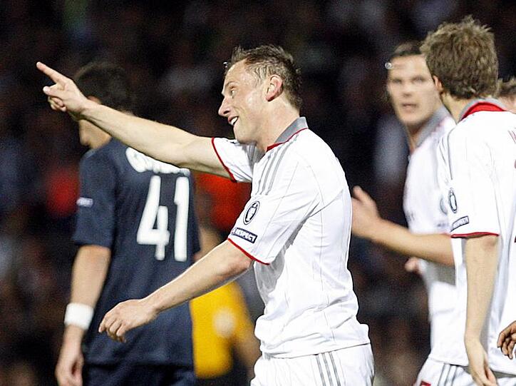 Gleich dreimal durfte Ivica Olic in Lyon jubeln