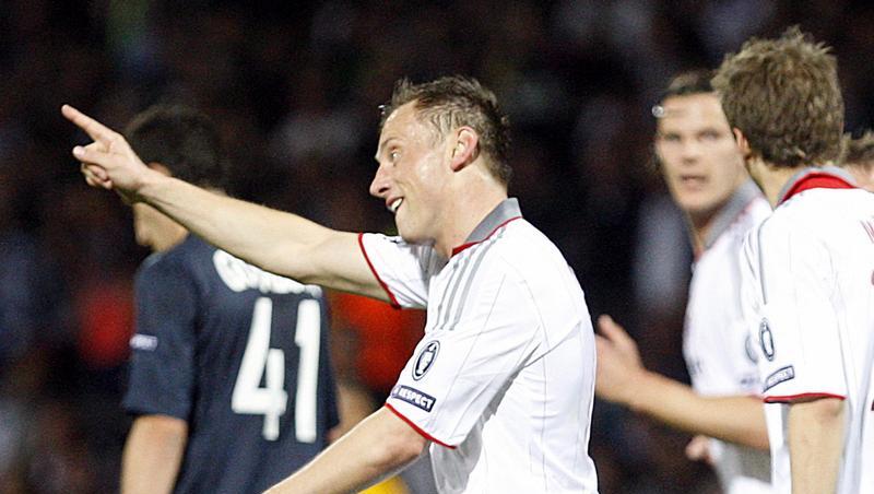 Gleich dreimal durfte Ivica Olic in Lyon jubeln Gleich dreimal durfte Ivica Olic in Lyon jubeln