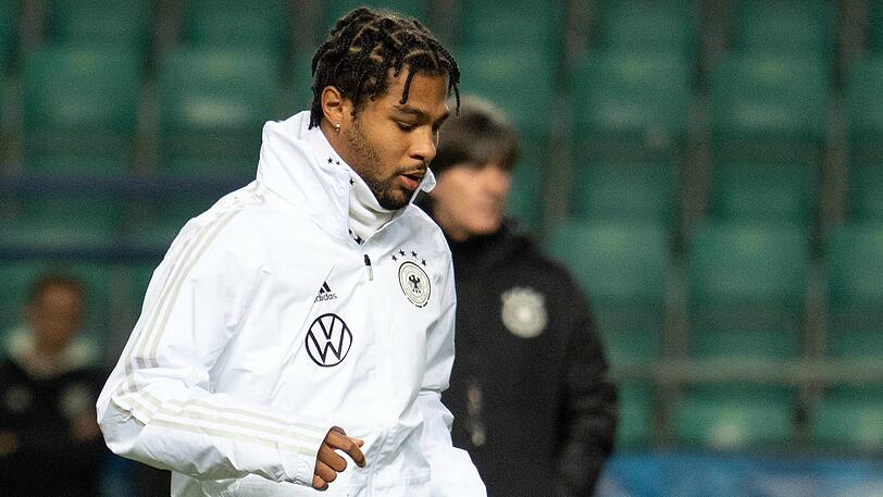 Eigentlich für die Startaufstellung gesetzt: Serge Gnabry.