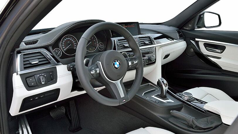 Aufgeräumt, funktional und appetitlich: Das Interieur des 3er-BMW wurde in Richtung Wertigkeit getrimmt. Aufgeräumt, funktional und appetitlich: Das Interieur des 3er-BMW wurde in Richtung Wertigkeit getrimmt.