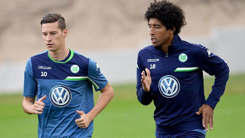 Dante bei seinem ersten Training mit dem VfL Wolfsburg. Dante bei seinem ersten Training mit dem VfL Wolfsburg.