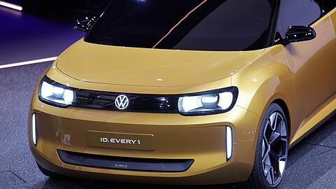 Dank stilisiertem Kühlergrill sieht der ID. Every1 nicht aus wie ein E-Auto.