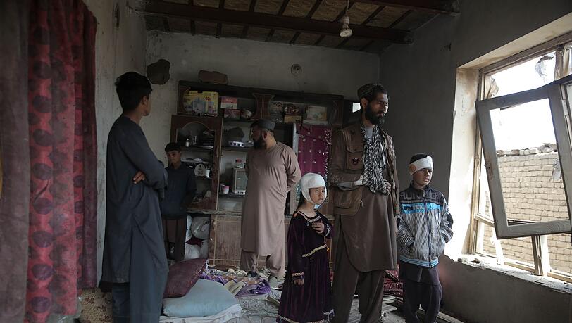 Schon in den letzten Tagen wurden H&auml;user in Kabul bei pakistanischen Luftangriffen besch&auml;digt. (Archivbild)