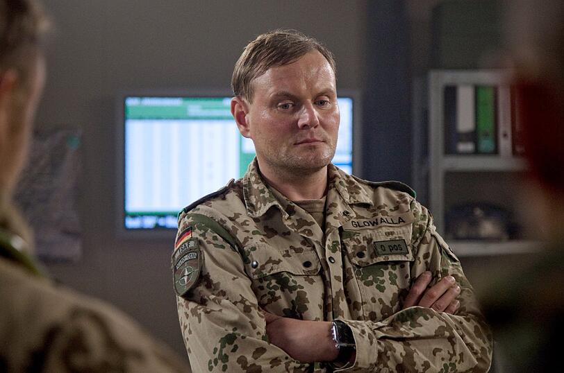 Devid Striesow, hier als Bundeswehr-Hauptmann in "Auslandseinsatz", war Zivildienstleistender.