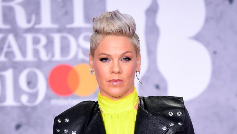 Sängerin Pink bei den Brit Awards 2019. Sängerin Pink bei den Brit Awards 2019.